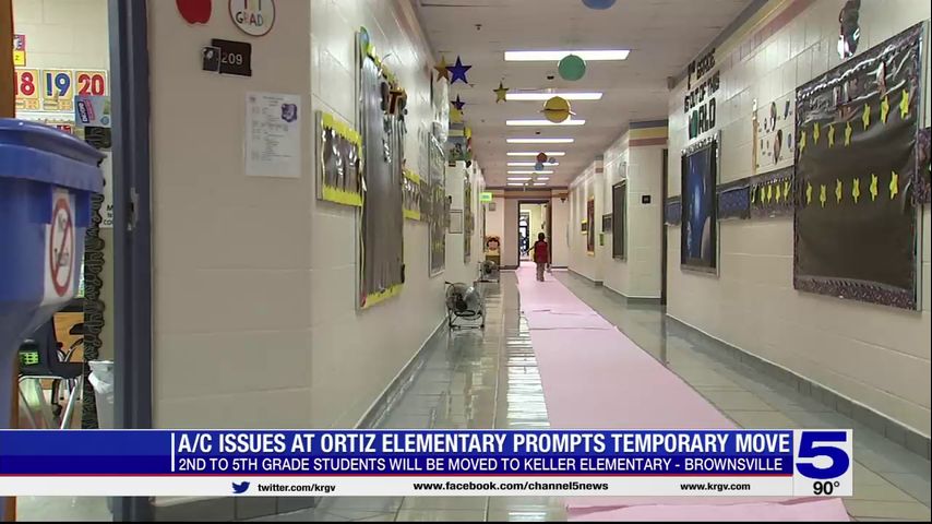 Students at Brownsville ISD elementary campus relocating due to AC issues