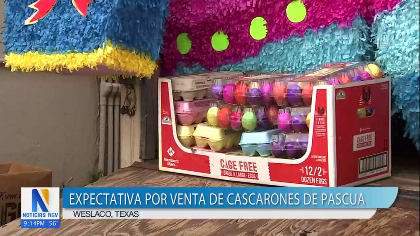 Taquería de Weslaco se prepara para la venta de cascarones de Pascua