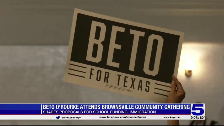 Beto O'Rourke attends community gathering in Brownsville