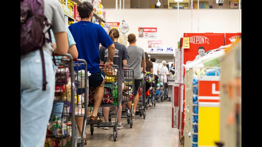 Nearly a year into the pandemic, grocery workers in Texas are more fatigued than ever as they await vaccine access