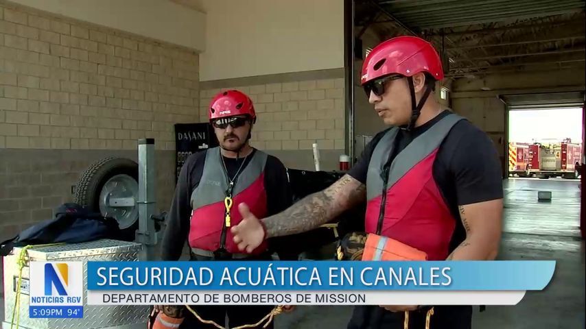 Departamento de bomberos de Mission prepara operación de seguridad acuática en canales