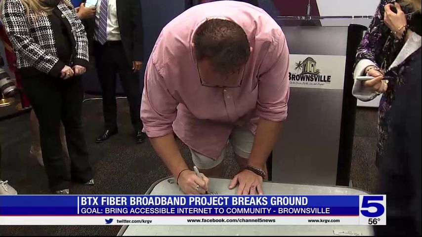 BTX Fiber Broadband Project in Brownsville breaks ground