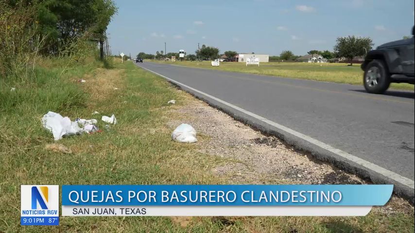 Residentes de San Juan reportan la presencia de un basurero clandestino