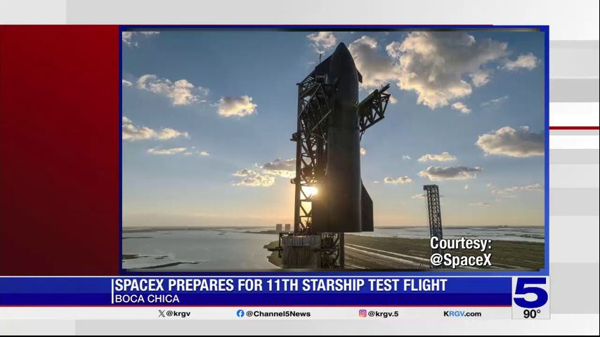 SpaceX prepping for Starship's 11th launch out of Starbase