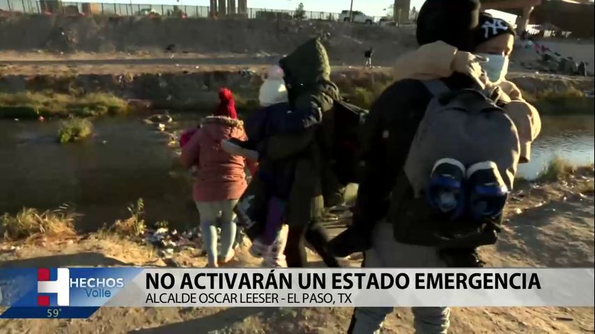 No activarán estado de emergencia ante la crisis migratoria, según el alcalde de El Paso, Oscar Leeser