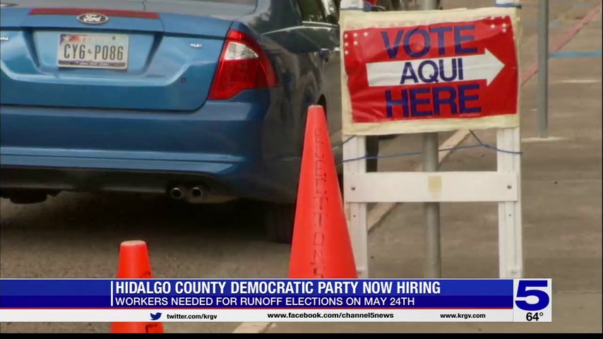 Hidalgo County Democratic Party now hiring election workers