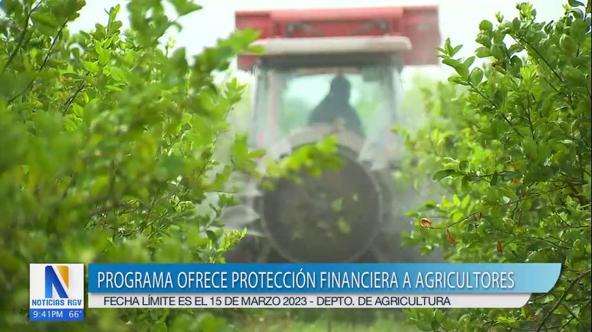 Programa ofrece protección financiera para los agricultores