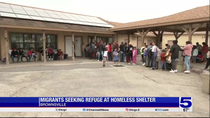 Brownsville homeless shelter seeing increase of migrants