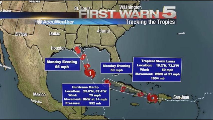 Residents flee as Gulf Coast sees possible tandem hurricanes