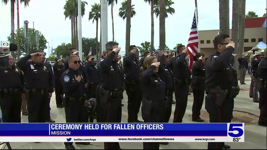 Ceremony for fallen police officers held in Mission