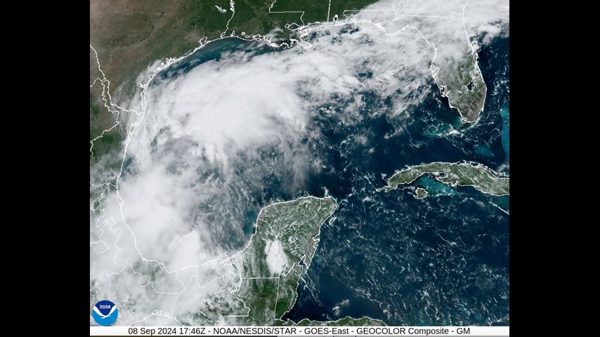 Se forma tormenta tropical Francine frente a costas de México; se prevé azote Texas con lluvias