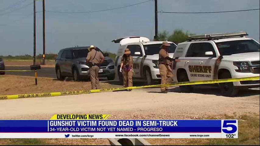 HCSO: Man found dead inside semi-truck in Progreso