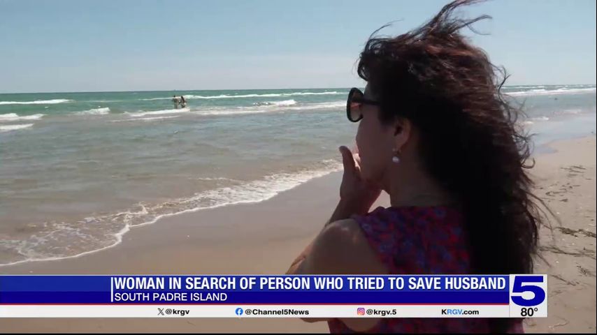 'Thank you for trying:' Woman seeking stranger who tried to help save drowning husband