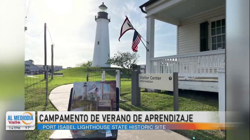 Realizan campamento de verano en el faro de Puerto Isabel