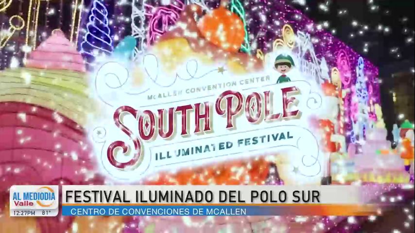 McAllen invita a la comunidad al 'Festival Iluminado del Polo Sur'