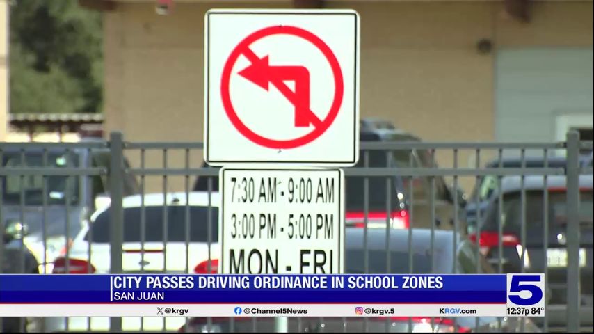 New San Juan city ordinance makes left turns illegal in school zones