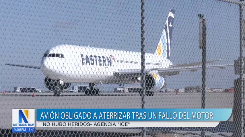 Avión aterriza de emergencia en el Aeropuerto de Harlingen