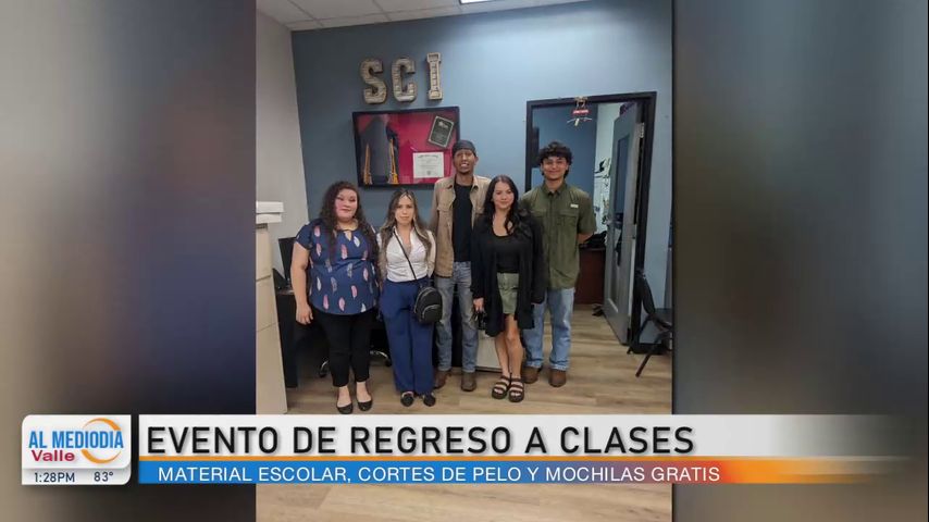 Organizan evento de regreso a clases en Harlingen