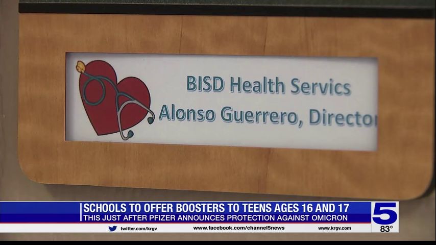 Brownsville ISD preparing for expansion of eligibility for Pfizer COVID boosters