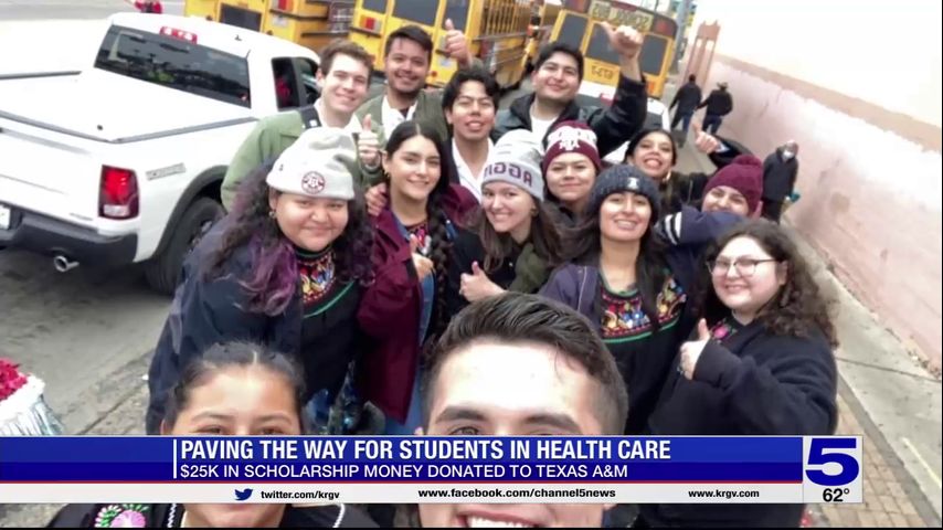 AT&T donates scholarship money to Texas A&M public health students