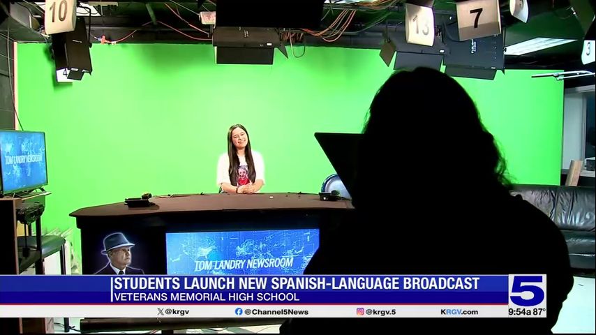Mission CISD student-run newsroom launches Spanish language newscast