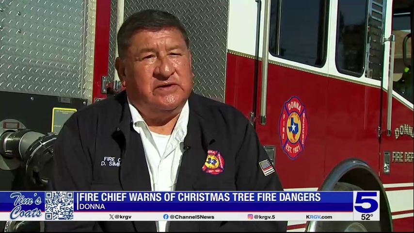 Donna fire chief warns of Christmas tree fire dangers