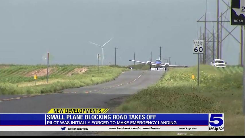 Small plane makes emergency landing near Cameron-Willacy County line, no injuries reported - Vimarsana News