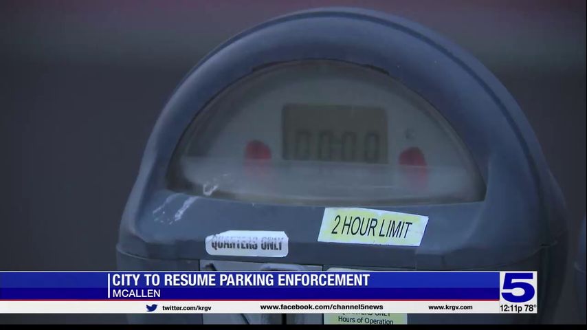 McAllen to resume parking enforcement
