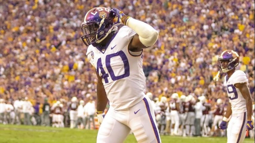 lsu white football jersey