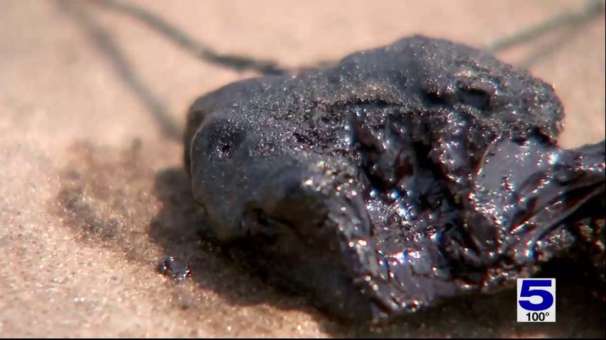 Tar balls continue washing up at South Padre Island