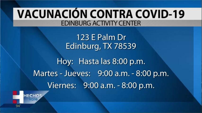 DHR Health recibe refuerzos actualizados de la vacuna contra el COVID-19 para administrar en el Centro de actividades de Edinburg