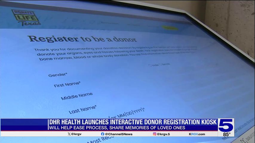 DHR Health launches interactive donor registration kiosk