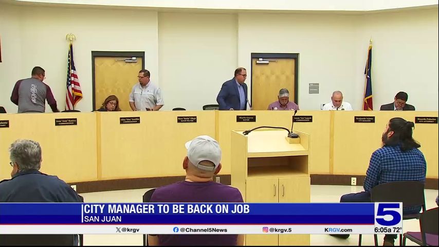 San Juan city manager back on the job after one-week suspension