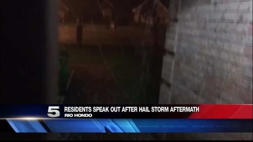 Rio Hondo Hail Storm Causes Damage in Property