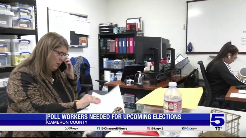 Cameron County looking for poll workers for upcoming elections