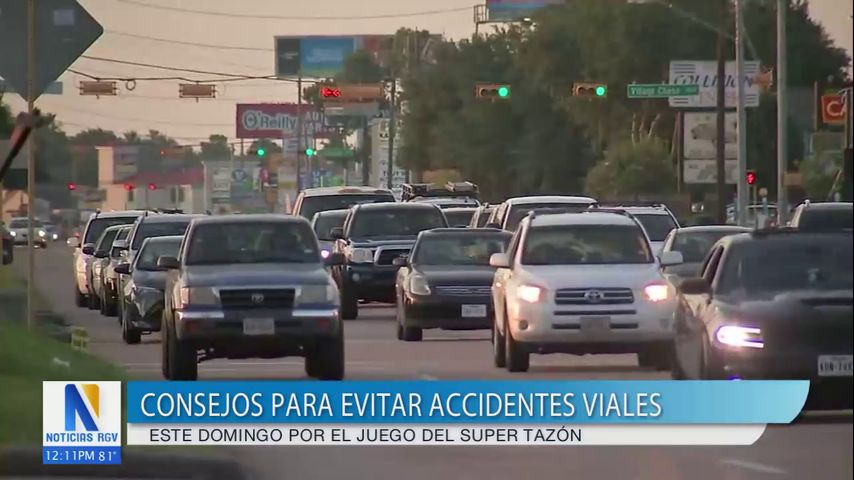 Consejos para evitar accidentes viales por el juego del Super Tazón