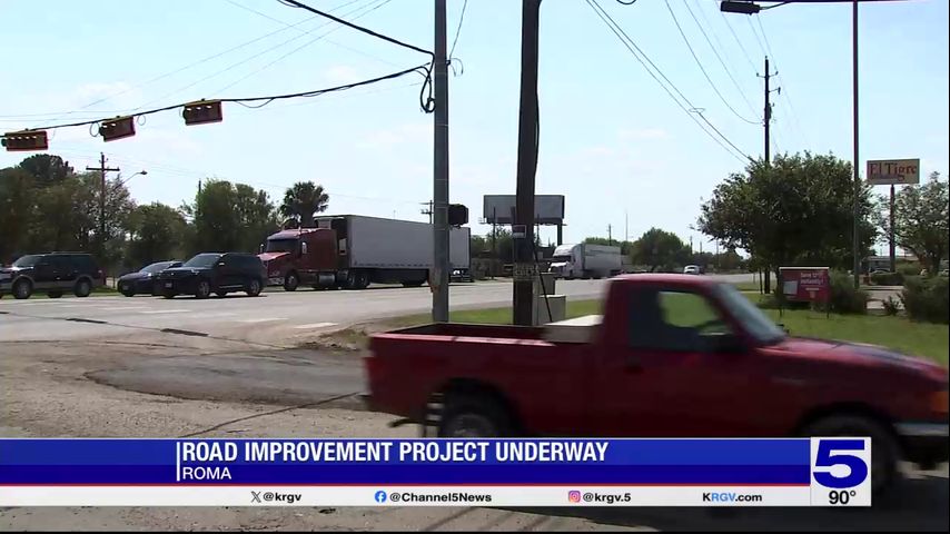 Road improvement project underway in Roma