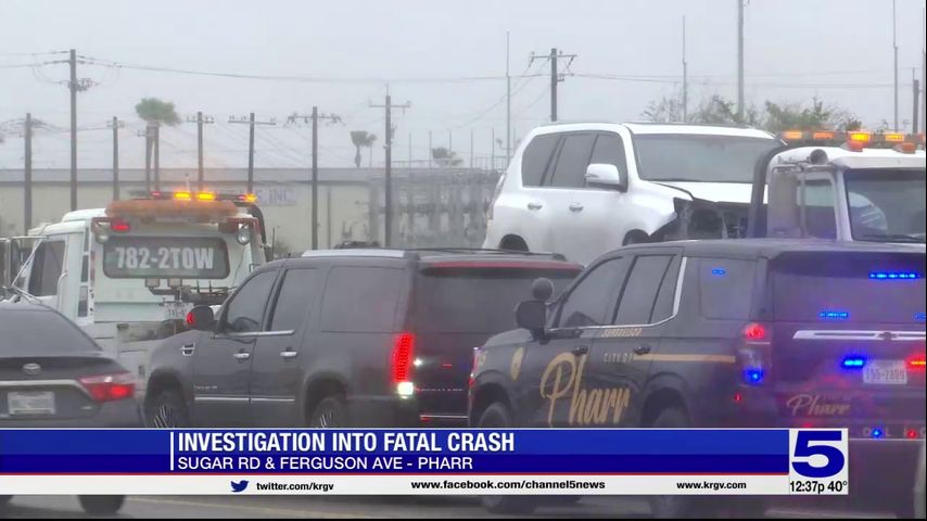 Pharr police investigating fatal one vehicle crash