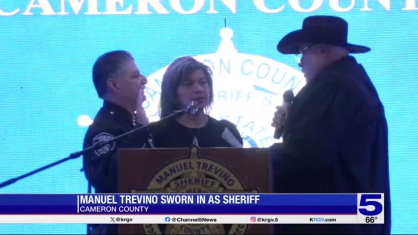 New Cameron County Sheriff sworn in