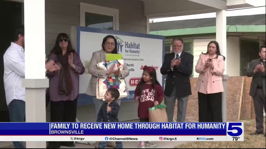 Brownsville family preparing to receive new home through Habitat for Humanity