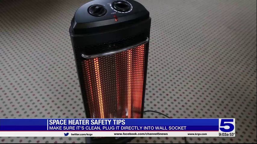 Space heater safety tips to consider as cold front arrives