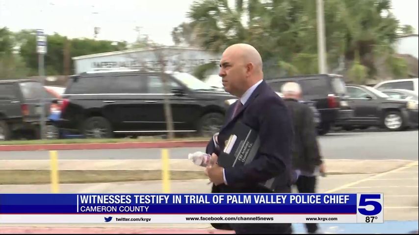Testimony begins in trial of Palm Valley police chief