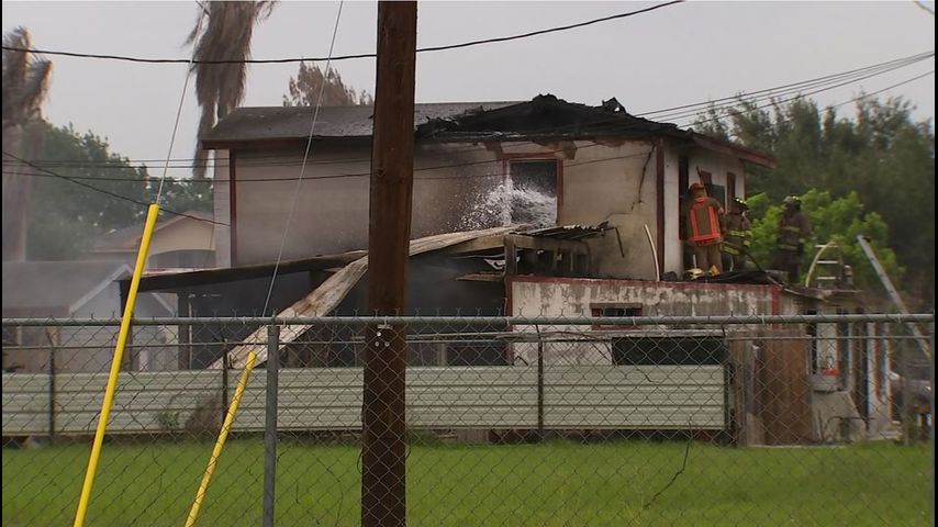 Multiple agencies respond to house fire in Weslaco