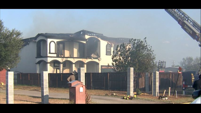 Una familia de Donna pierde su casa tras un incendio