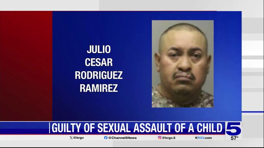 Starr County man found guilty of sexually assaulting a child