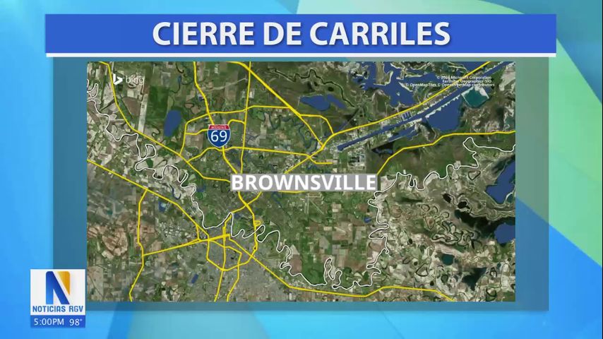 Cierres de carriles en Brownsville por simulacro de evacuación ante huracanes