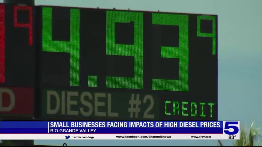 Small Valley businesses facing impact of high diesel prices