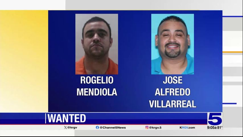 Two Cameron County fugitives believed to have fled to Mexico, according to sheriff's office