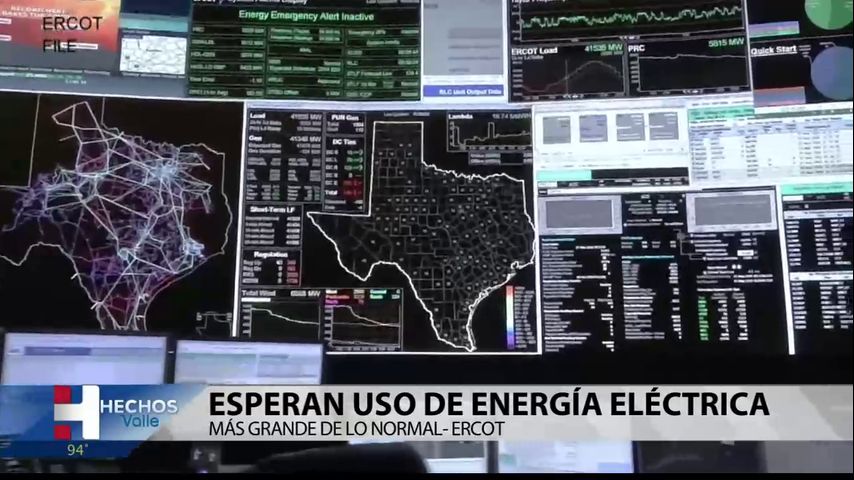 ERCOT anticipa uso de energía eléctrica más grande de lo normal