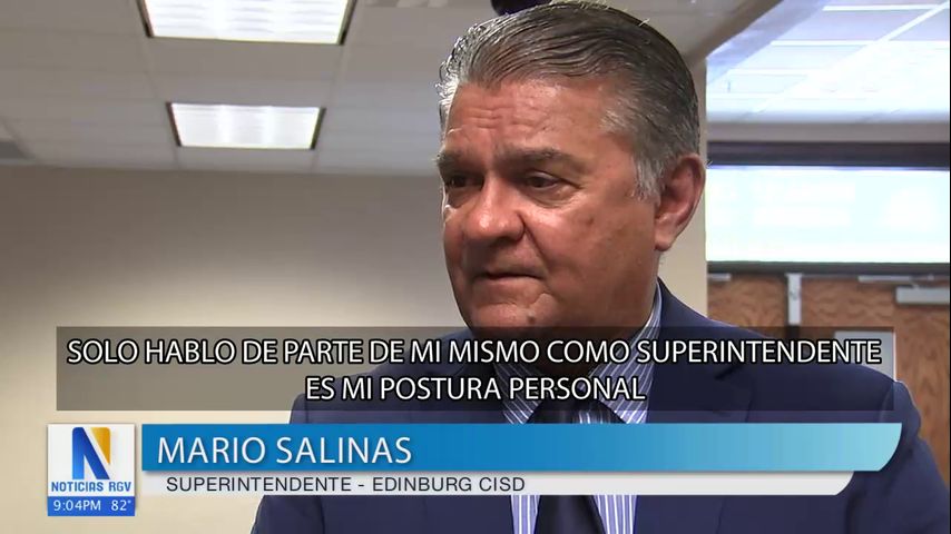 Superintendente de Edinburg CISD en contra de los vales escolares